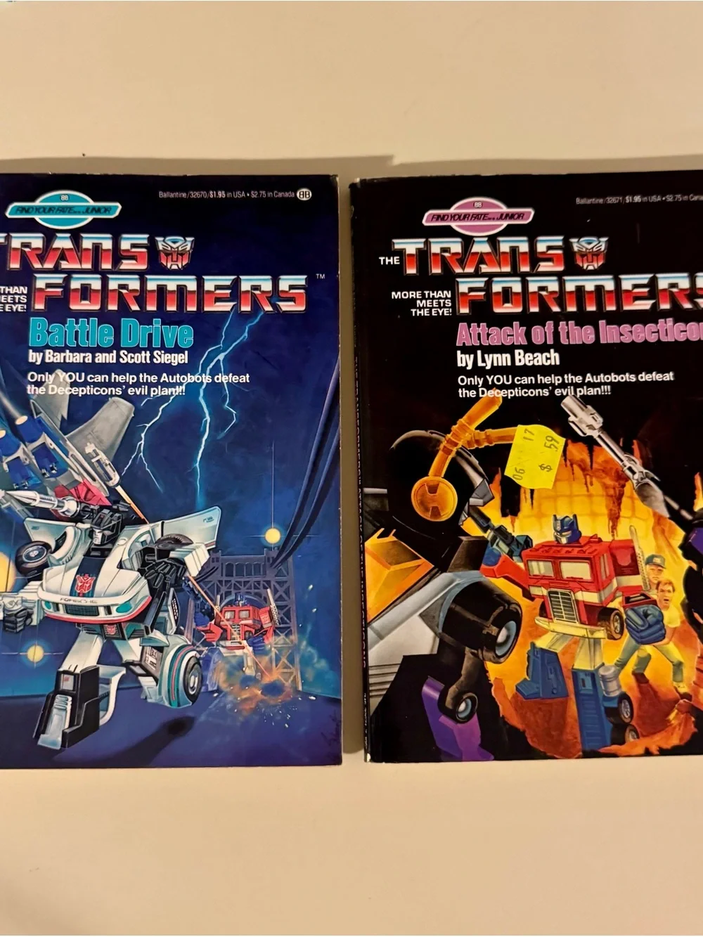 10 Transformers Vintage Storybooks